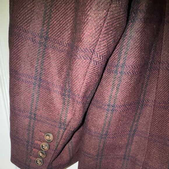 Madewell Women Plus Size Larsen Blazer in Spiced Raisin - Picture 12 of 12